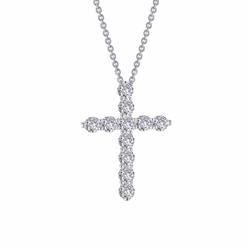 $205.00 - Sterling silver cross 16-18